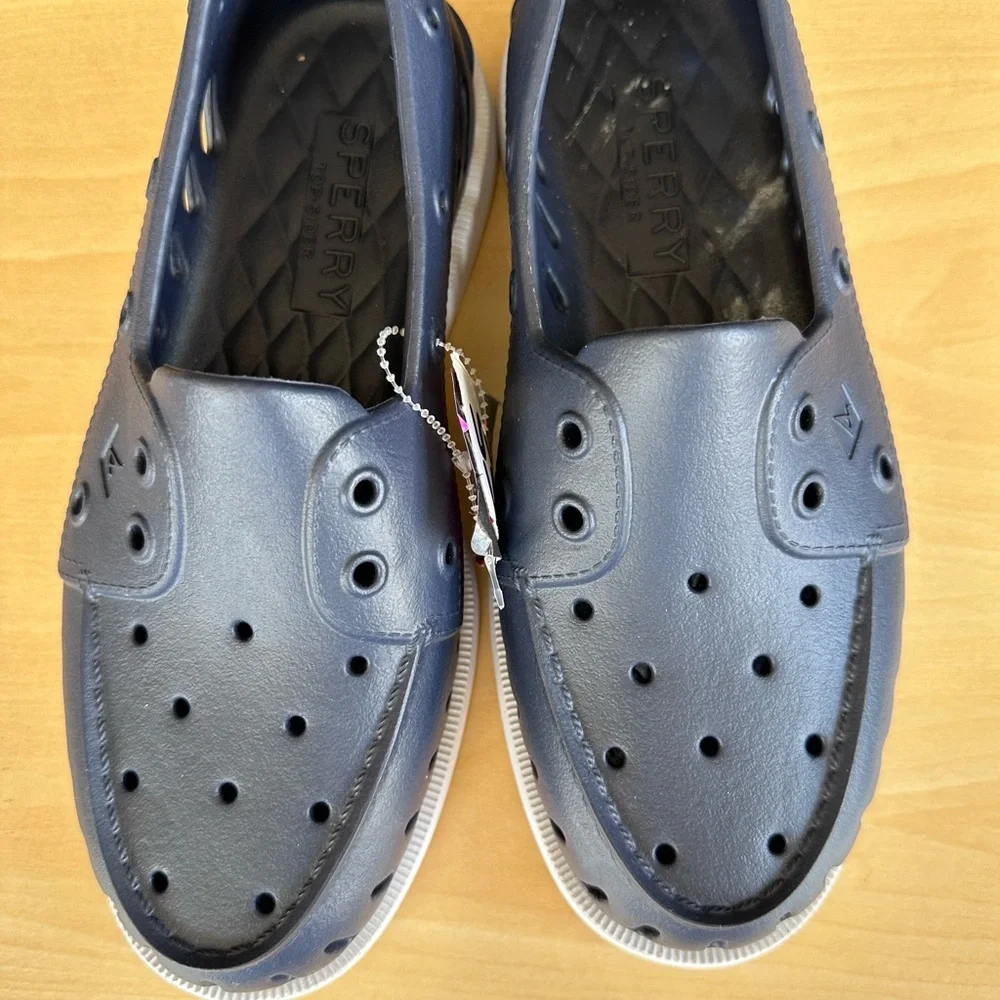 SPERRY TOP-SIDER Women’s Authentic Original Float Cozy Color: Navy - Picture 2 of 5